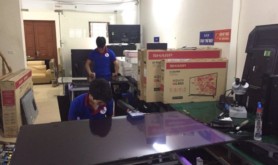 Sửa tivi Sharp tại nhà Hà Nội uy tín giá rẻ, thợ chuyên nghiệp